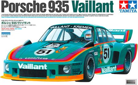 Tamiya 20071 1:20 Porsche 935 Vaillant-Kremer - model