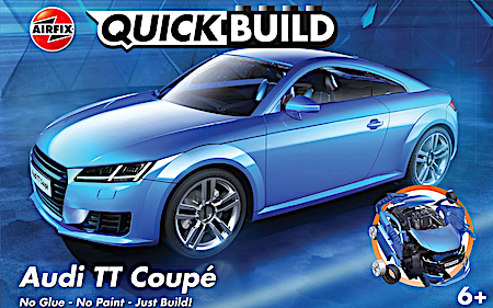 Airfix Quickbuild Audi TT Coupe blue
