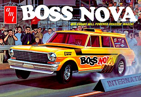 AMT Boss Nova Funny Car 1:25 Scale Model Kit