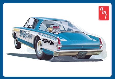 AMT 1966 Plymouth Barracuda Funny Car Hemi Hustler Model Kit