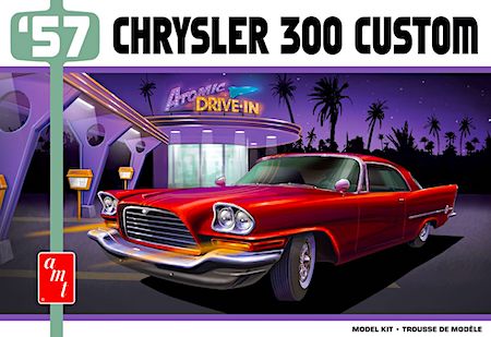 AMT 1957 Chrysler 300 Custom Version 1:25 Scale Model KIt