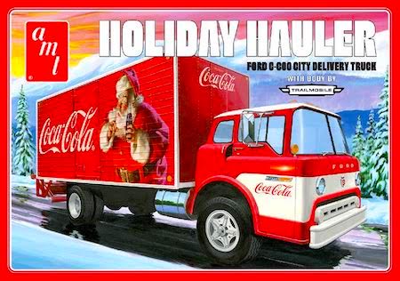 AMT Ford C-600 City Holiday Delivery Truck Coca-Cola