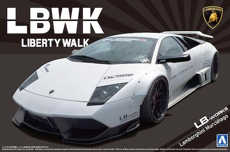 Aoshima LB Works Lamborghini Murcielago Limited Scale Model Kit