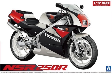 Aoshima Honda MC18 NSR250R 1:12 Scale Plastic Model Kit