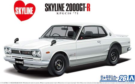 Aoshima KPGC10 Skyline HT2000GT-R 1971