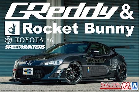 Aoshima Toyota 86 Greddy Rocket Bunny Volk Racing Model Kit