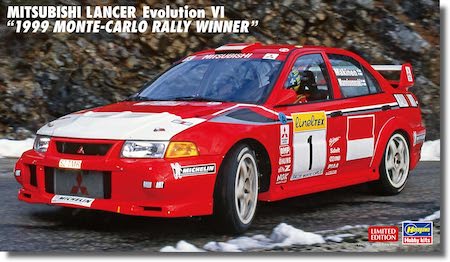 hasegawa lancer evo rally model