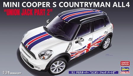 Hasegawa - 1:24 Mini Cooper S Countryman ALL4 -Union Jack Part 2