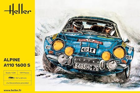 heller  alpine renault model kit