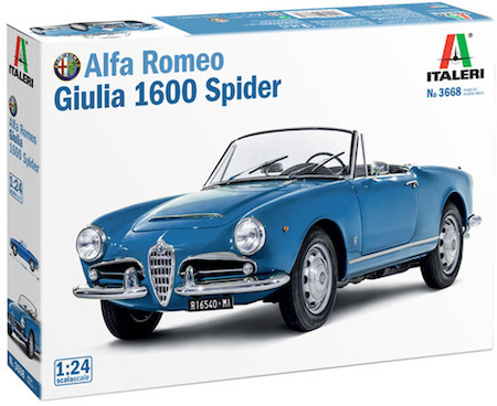 Alfa Romeo Julia 1600 Spider italeri