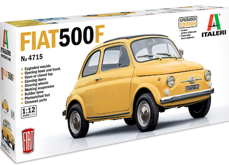 Italeri 4715 1:12 Fiat 500 F Upgraded