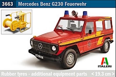 MERCEDES G230 Firefighter italeri