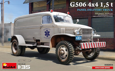 MiniArt G506 4x4 ton Panel Delivery Truck