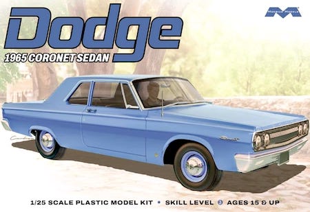 Moebius Models 1965 Dodge Coronet Sedan  Model Kit