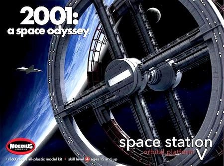 Moebius Models 2001 A Space Odyssey  Space Station 