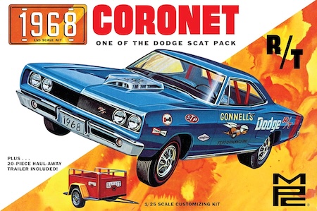 
MPC 1968 Dodge Coronet Hardtop Trailer 