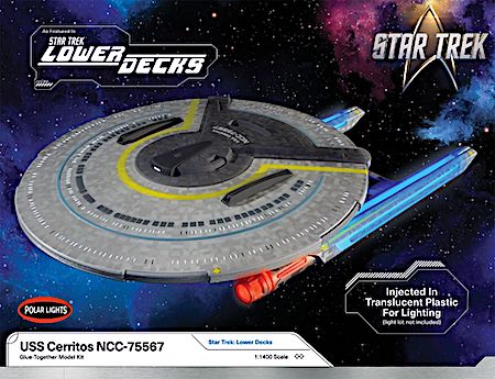 Polar Lights Star Trek: Lower Decks U.S.S. Cerritos  Scale Model Kit
