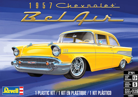 Revell 14551 '57 Chevy Bel Air Two Door Sedan 