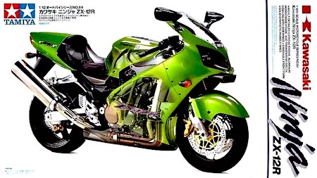 Tamiya 14084 Kawasaki Ninja ZX-12R 1/12 Scale Model plastic Kit