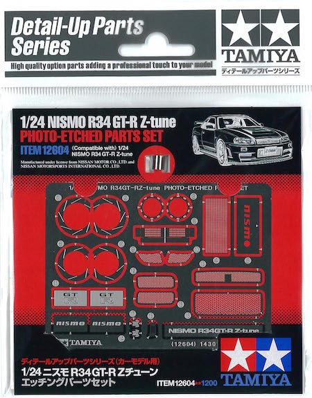 Tamiya Nissan GTR Photo-Etched Detail Set