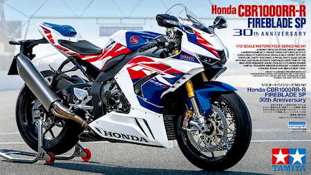 TAMIYA 1/12 Honda CBR1000RR-R FIREBLADE SP 30th Anniv TAM14141 Plastic Models Motorcycles