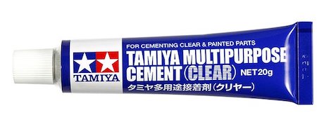 Tamiya 87188 Multipurpose Cement (Clear) for Cementing Clear  Painted Parts