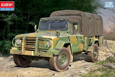 
ACADEMY ROK Army K311A1, Scale Model jeep
