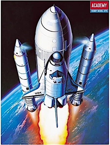 Academy Space Shuttle and Booster Rockets