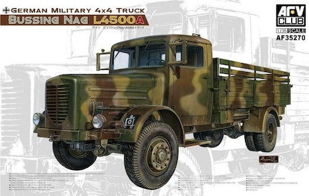  AFV Club Bussing Nag L4500A German 4x4 Truck 