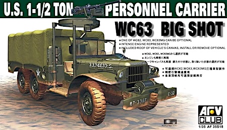 AFV Club  Model Kit  Dodge WC-63 6X6 Truck