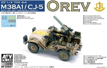 afv club Israel Defense Force M38A1/CJ-5 OREV Car with Countertank Missiles