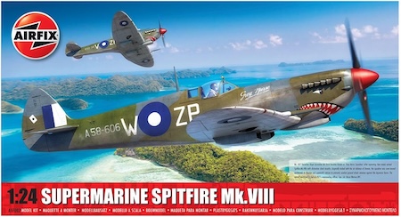 Airfix A17002 1/24 Australia Supermarine Spitfire Mk.8 Plastic Model