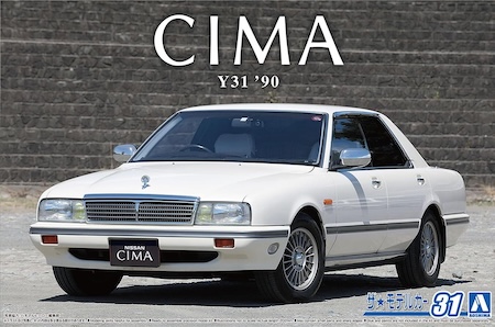 Aoshima Nissan Y31 CIMA Type Limited 1:24 Model Kit