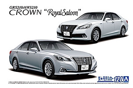 Aoshima Toyota GRS210 AWS210 Crown Royal Saloon Scale Model Kit