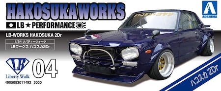 Aoshima LB Works Hakosuka Scale Model Kit