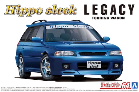Aoshima Scale Kit Hippo Sleek Legacy Touring Wagon (Subaru)
