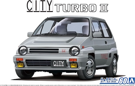 Aoshima Honda AA City Turbo II Scale Model Kit