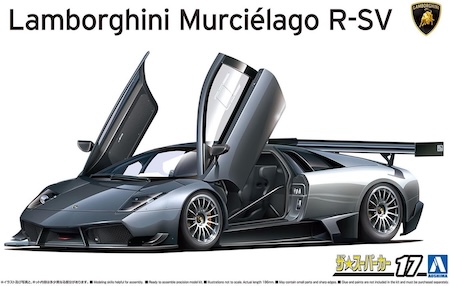 Aoshima Super Car Lamborghini Mursierago R-SV Plastic Model