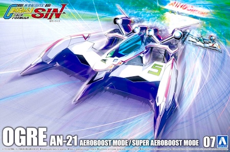 Aoshima Cyber Formula: Ogre An-21 Aero Mode/Aero Boost Mode Scale Model Kit