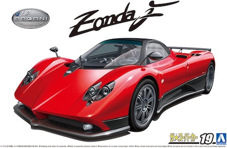 Aoshima Zonda F Pagani Scale Model Kit