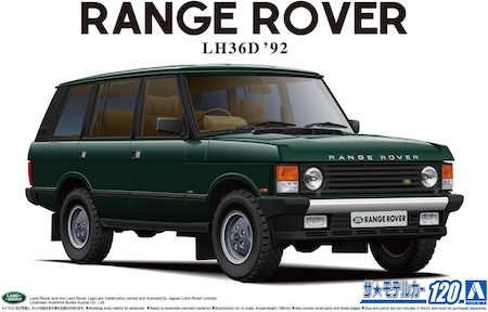 Aoshima Landrover LH36D Rangerover Classic Scale Model Kit