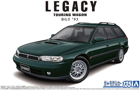 Subaru BG5 Legacy Touring Wagon Scale Model Kit
