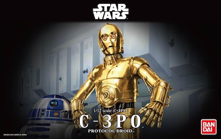 Bandai Hobby Star Wars C3PO Scale Model Kit