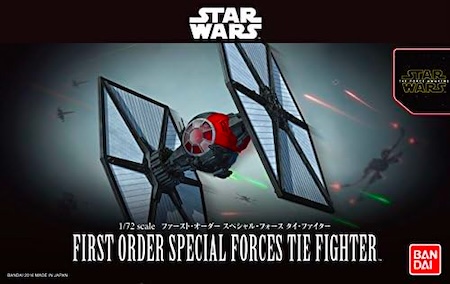 Bandai Hobby Star Wars First Order Special Forces Tie Fighter Scale