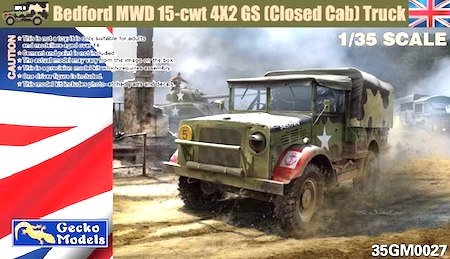 
Gecko Models  Scale Bedford  4x2  Truck with Canvas Cover 