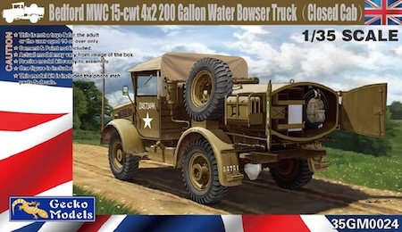 Gecko Models  Bedford MWC CWT 4x2 Water Truck