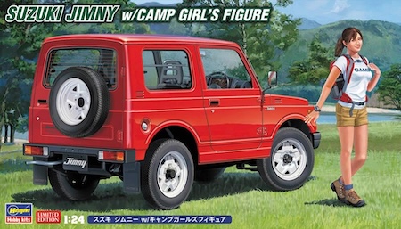 Hasegawa Scale Suzuki Jimmy Model Kit with figure
