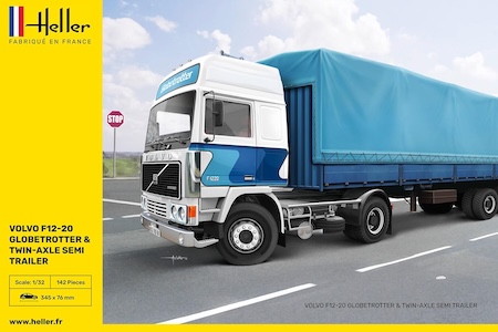 Heller volvo truck and trailer