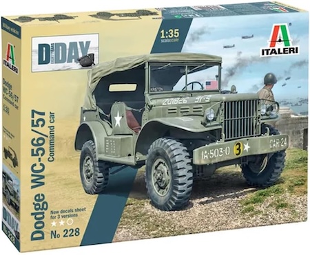 Italeri Dodge Staff Car WC56 Model Kit