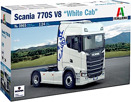 ITALERI Scania 770 S V8 White Cab Model Kit